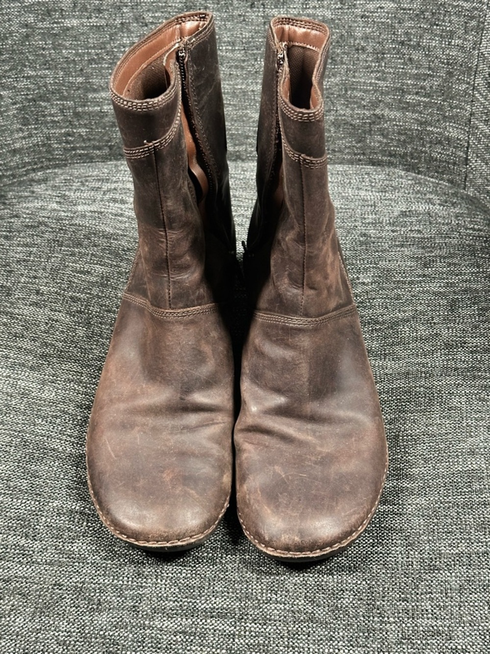 Merrell Brown Leather Ankle Boots